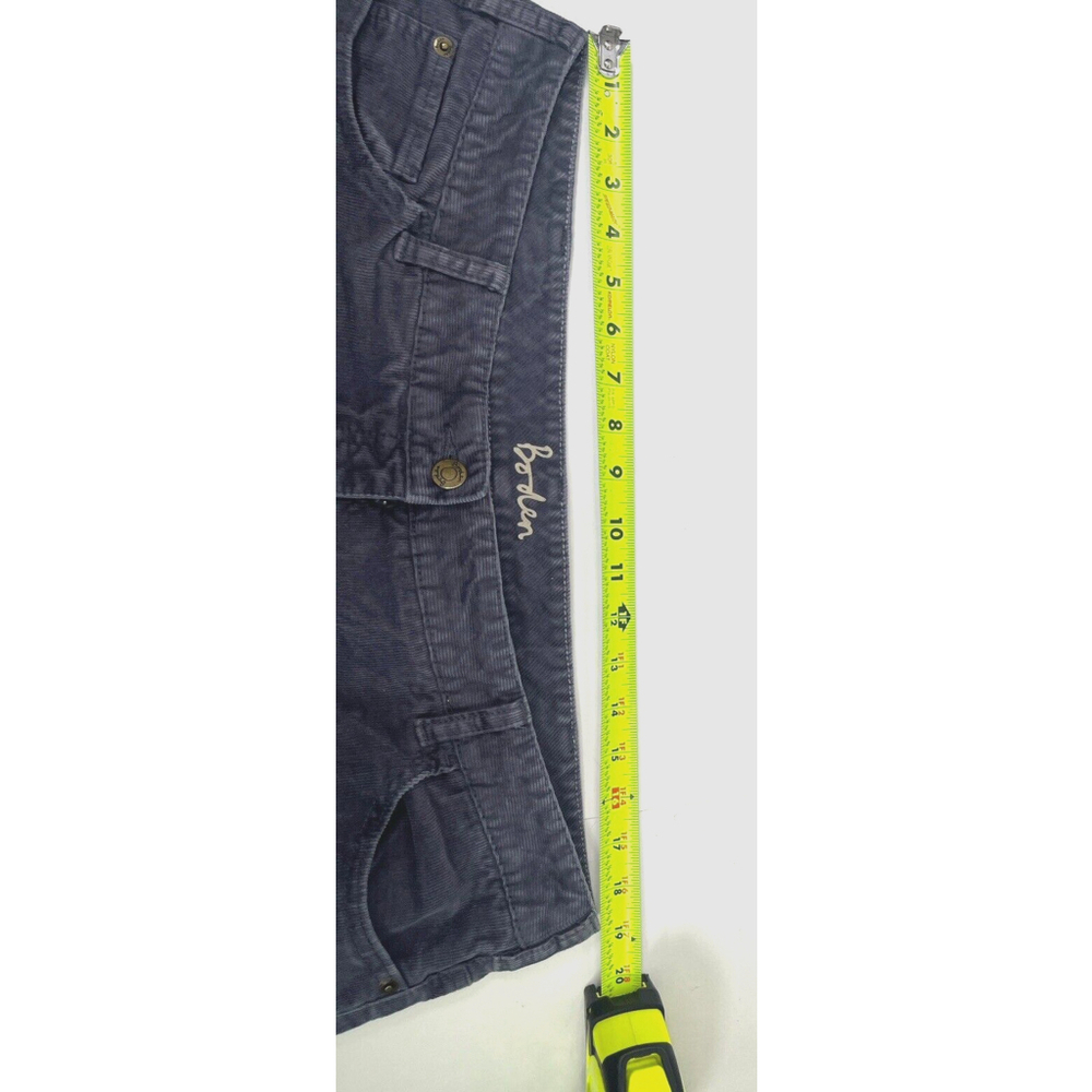 Boden Women's Corduroy Gray Straight Leg Jeans Size 14 R US Cotton Blend - Picture 6 of 11
